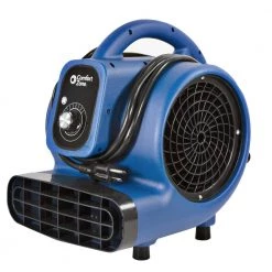 Comfort Zone 1/4 HP High Velocity Air Mover Carpet Dryer Blower Fan with Timer -Fans Shop blue comfort zone blower fans czbc141 44 1000