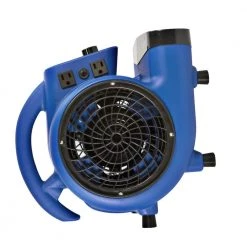 Comfort Zone 1/4 HP High Velocity Air Mover Carpet Dryer Blower Fan with Timer -Fans Shop blue comfort zone blower fans czbc141 66 1000