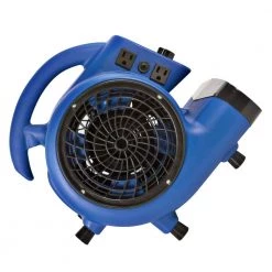 Comfort Zone 1/4 HP High Velocity Air Mover Carpet Dryer Blower Fan with Timer -Fans Shop blue comfort zone blower fans czbc141 76 1000