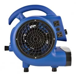 Comfort Zone 1/4 HP High Velocity Air Mover Carpet Dryer Blower Fan with Timer -Fans Shop blue comfort zone blower fans czbc141 fa 1000