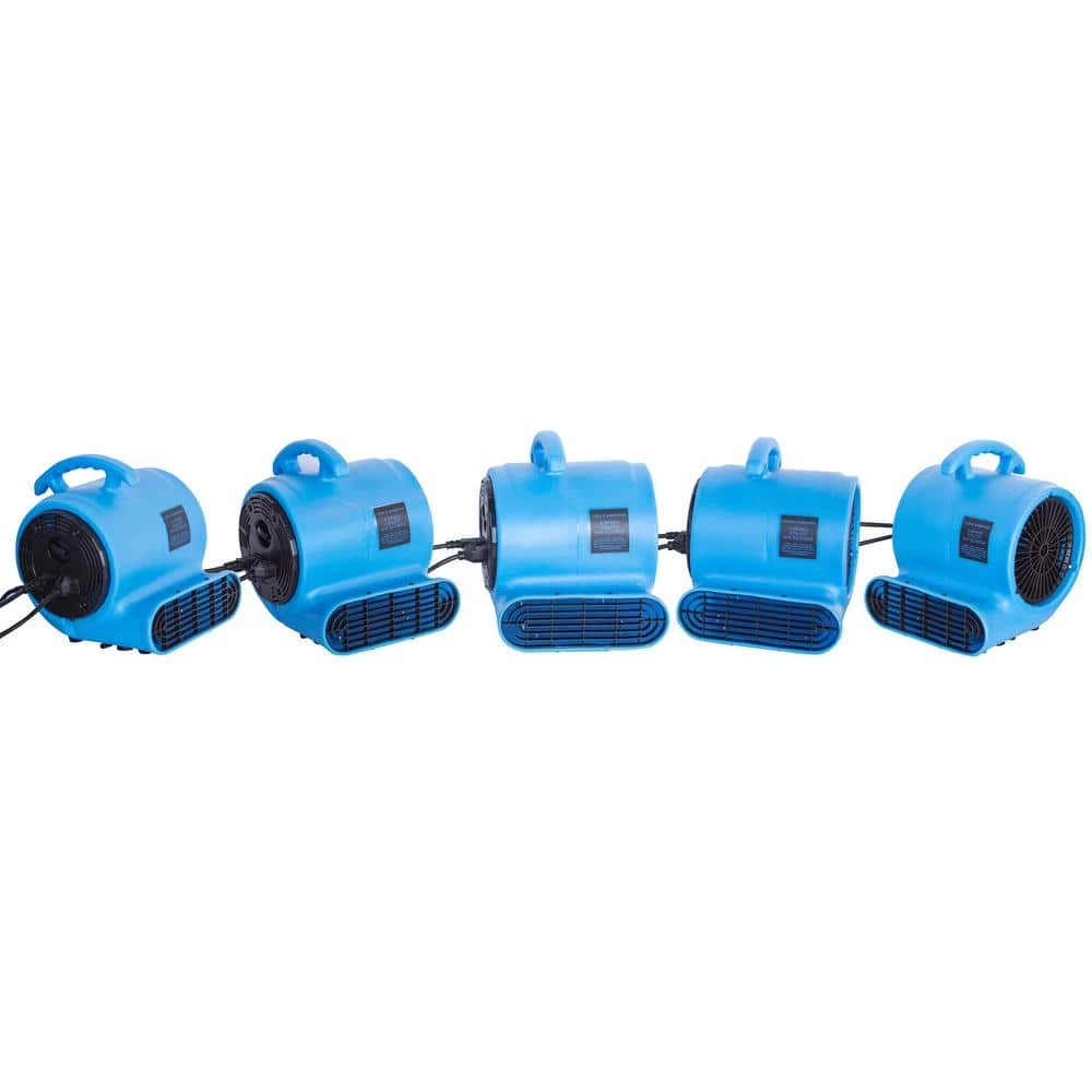 PRO-SERIES 900 CFM Air Mover Blower Utility Floor Fan with Daisy Chain Capability 7 PRO-SERIES 900 CFM Air Mover Blower Utility Floor Fan with Daisy Chain Capability - Image 7