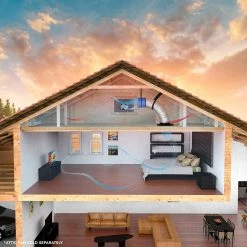 QuietCool 1472 CFM Classic Advanced Whole House Fan -Fans Shop blue quietcool whole house fans qc cl 1500 44 1000