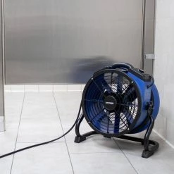 XPOWER 1720 CFM High Temperature 13 in. Variable Speed Sealed Motor Professional Industrial Axial Fan with Power Outlets -Fans Shop blue xpower blower fans x 35ar 31 1000