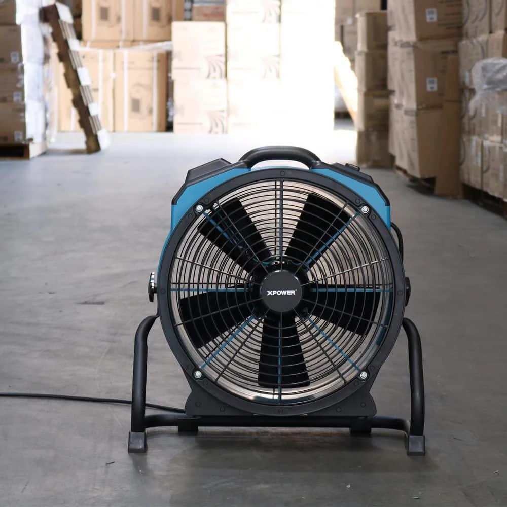 XPOWER 3600 CFM Professional 18 in. Variable Speed Sealed Motor Axial Fan with Timer and Daisy Chain 11 XPOWER 3600 CFM Professional 18 in. Variable Speed Sealed Motor Axial Fan with Timer and Daisy Chain - Image 11
