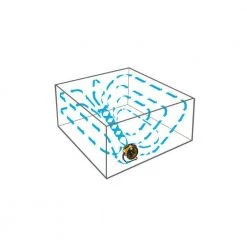 XPOWER 1100 CFM 4 Speed Multipurpose 11 in. Pro Air Circulator Utility Fan -Fans Shop blue xpower industrial fans fc 100 44 1000