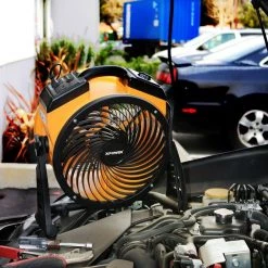 XPOWER 1100 CFM 4 Speed Multipurpose 11 in. Pro Air Circulator Utility Fan -Fans Shop blue xpower industrial fans fc 100 fa 1000