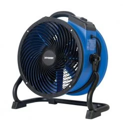 XPOWER Multipurpose 14 in. 4-Speed Utility Drum Fan -Fans Shop blue xpower industrial fans fc 300 40 1000