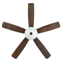 Hampton Bay Melrose 52 in. Indoor LED Hugger Bronze Dry Rated Ceiling Fan with Light Kit and 5 Reversible Blades -Fans Shop bronze hampton bay ceiling fans with lights 52101 44 1000