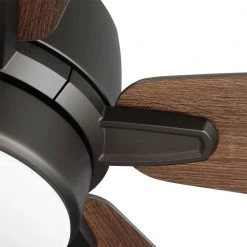 Home Decorators Collection Fawndale 46 in. Indoor Integrated LED Bronze Ceiling Fan with Light Kit, 5 Reversible Blades and Remote Control -Fans Shop bronze home decorators collection ceiling fans with lights 52021 44 1000