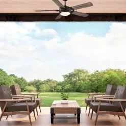 Home Decorators Collection Blakeridge 60 in. White Color Changing Integrated LED Bronze Indoor/Outdoor Ceiling Fan with Light Kit and Remote -Fans Shop bronze home decorators collection ceiling fans with lights 59260 31 1000