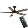 Home Decorators Collection Blakeridge 60 in. White Color Changing Integrated LED Bronze Indoor/Outdoor Ceiling Fan with Light Kit and Remote
