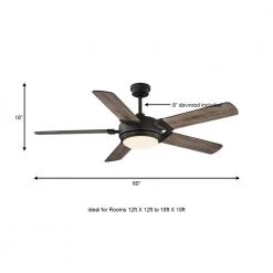 Home Decorators Collection Blakeridge 60 in. White Color Changing Integrated LED Bronze Indoor/Outdoor Ceiling Fan with Light Kit and Remote -Fans Shop bronze home decorators collection ceiling fans with lights 59260 a0 1000