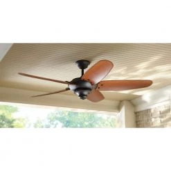 Home Decorators Collection Altura 60 in. Indoor/Outdoor Oil-Rubbed Bronze Ceiling Fan with Downrod and Reversible Motor; Light Kit Adaptable -Fans Shop bronze home decorators collection ceiling fans without lights 26660 40 1000