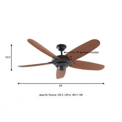 Home Decorators Collection Altura 60 in. Indoor/Outdoor Oil-Rubbed Bronze Ceiling Fan with Downrod and Reversible Motor; Light Kit Adaptable -Fans Shop bronze home decorators collection ceiling fans without lights 26660 a0 1000