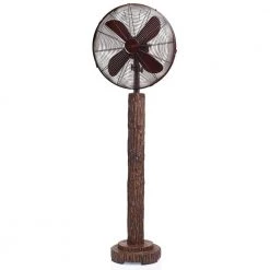 Deco Breeze 16 in. Fir Bark Floor Fan