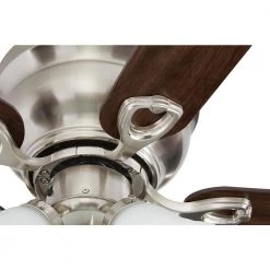 Unbranded Clarkston II 44 in. LED Indoor Brushed Nickel Ceiling Fan with Light Kit -Fans Shop brushed nickel ceiling fans with lights sw18030 bn 4f 1000