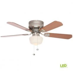 Unbranded Middleton 42 in. LED Indoor Brushed Nickel Ceiling Fan with Light Kit 18 Unbranded Middleton 42 in. LED Indoor Brushed Nickel Ceiling Fan with Light Kit -Fans Shop brushed nickel ceiling fans with lights ue42v ni shb 4f 1000