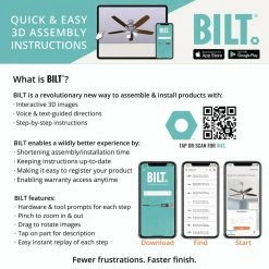 Hampton Bay Rockport 52 in. Indoor LED Brushed Nickel Ceiling Fan with Light Kit, Downrod, Reversible Blades and Reversible Motor -Fans Shop brushed nickel hampton bay ceiling fans with lights 51750 76 1000