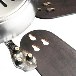 Hampton Bay Rockport 52 in. Indoor LED Brushed Nickel Ceiling Fan with Light Kit, Downrod, Reversible Blades and Reversible Motor -Fans Shop brushed nickel hampton bay ceiling fans with lights 51750 c3 1000