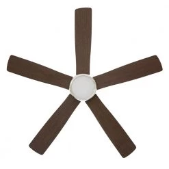 Hampton Bay Fanelee 54 in. White Color Changing Integrated LED Brushed Nickel Smart Hubspace Ceiling Fan with Light Kit and Remote -Fans Shop brushed nickel hampton bay ceiling fans with lights 52133 1d 1000