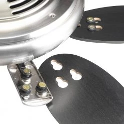 Hampton Bay Holly Springs 52 in. LED Indoor Brushed Nickel Ceiling Fan with Light Kit -Fans Shop brushed nickel hampton bay ceiling fans with lights 57269 d4 1000