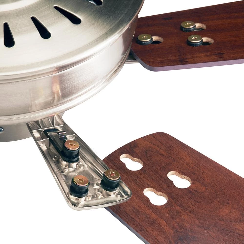 Hampton Bay Vaurgas 44 in. LED Indoor Brushed Nickel Ceiling Fan with Light Kit 10 Hampton Bay Vaurgas 44 in. LED Indoor Brushed Nickel Ceiling Fan with Light Kit - Image 10