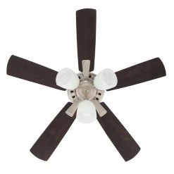 Hampton Bay Vaurgas 44 in. LED Indoor Brushed Nickel Ceiling Fan with Light Kit 29 Hampton Bay Vaurgas 44 in. LED Indoor Brushed Nickel Ceiling Fan with Light Kit -Fans Shop brushed nickel hampton bay ceiling fans with lights 68144 31 1000