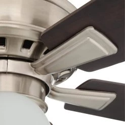 Hampton Bay Vaurgas 44 in. LED Indoor Brushed Nickel Ceiling Fan with Light Kit 20 Hampton Bay Vaurgas 44 in. LED Indoor Brushed Nickel Ceiling Fan with Light Kit -Fans Shop brushed nickel hampton bay ceiling fans with lights 68144 66 1000