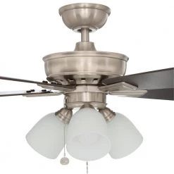 Hampton Bay Vaurgas 44 in. LED Indoor Brushed Nickel Ceiling Fan with Light Kit 21 Hampton Bay Vaurgas 44 in. LED Indoor Brushed Nickel Ceiling Fan with Light Kit -Fans Shop brushed nickel hampton bay ceiling fans with lights 68144 77 1000