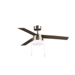 Hampton Bay Montgomery II 44 in. Indoor Brushed Nickel Ceiling Fan with Light Kit -Fans Shop brushed nickel hampton bay ceiling fans with lights rdb9144 bn 1f 1000