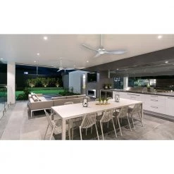 Home Decorators Collection Levanto 52 in. Integrated LED Indoor/Outdoor Brushed Nickel Ceiling Fan with Light Kit -Fans Shop brushed nickel home decorators collection ceiling fans with lights 34601 c3 1000