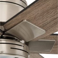 Home Decorators Collection Statewood 70 in. Indoor LED Brushed Nickel Ceiling Fan with Light Kit, Downrod, Remote Control and 6 Reversible Blades -Fans Shop brushed nickel home decorators collection ceiling fans with lights 51770 1f 1000