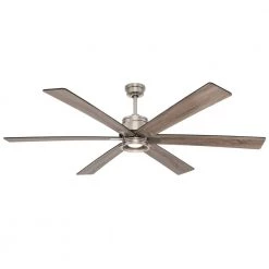 Home Decorators Collection Statewood 70 in. Indoor LED Brushed Nickel Ceiling Fan with Light Kit, Downrod, Remote Control and 6 Reversible Blades -Fans Shop brushed nickel home decorators collection ceiling fans with lights 51770 44 1000