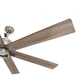 Home Decorators Collection Statewood 70 in. Indoor LED Brushed Nickel Ceiling Fan with Light Kit, Downrod, Remote Control and 6 Reversible Blades -Fans Shop brushed nickel home decorators collection ceiling fans with lights 51770 fa 1000