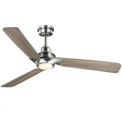 Home Decorators Collection Ester 54 in. White Color Changing Integrated LED Indoor/Outdoor Brushed Nickel Ceiling Fan with Light Kit and Remote -Fans Shop brushed nickel home decorators collection ceiling fans with lights 52155 76 1000