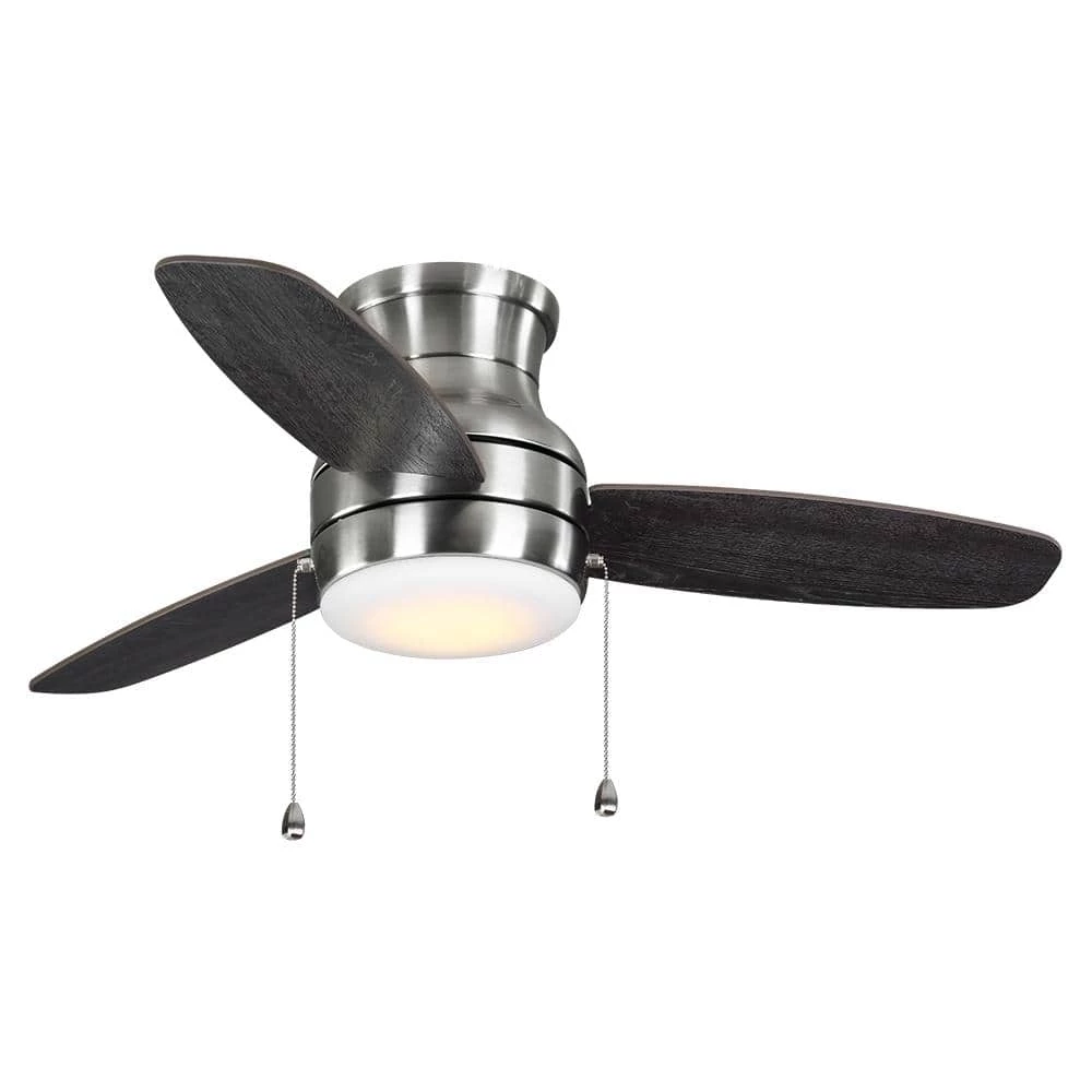 Home Decorators Collection Ashby Park 44 in. White Color Changing Integrated LED Brushed Nickel Ceiling Fan with Light Kit and 3 Reversible Blades 9 Home Decorators Collection Ashby Park 44 in. White Color Changing Integrated LED Brushed Nickel Ceiling Fan with Light Kit and 3 Reversible Blades - Image 9