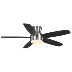 Home Decorators Collection Ashby Park 52 in. White Color Changing Integrated LED Brushed Nickel Ceiling Fan with Light Kit and Remote Control -Fans Shop brushed nickel home decorators collection ceiling fans with lights 59252 66 1000