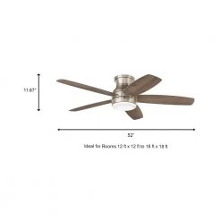Home Decorators Collection Ashby Park 52 in. White Color Changing Integrated LED Brushed Nickel Ceiling Fan with Light Kit and Remote Control -Fans Shop brushed nickel home decorators collection ceiling fans with lights 59252 a0 1000