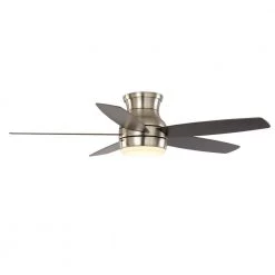 Home Decorators Collection Ashby Park 52 in. White Color Changing Integrated LED Brushed Nickel Ceiling Fan with Light Kit and Remote Control -Fans Shop brushed nickel home decorators collection ceiling fans with lights 59252 c3 1000