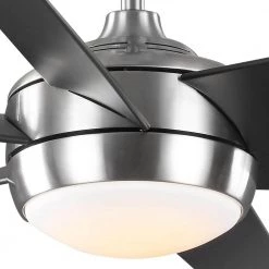 Home Decorators Collection Windward 68 in. White Color Changing Integrated LED Brushed Nickel Ceiling Fan with Light Kit, DC Motor and Remote -Fans Shop brushed nickel home decorators collection ceiling fans with lights 68000 c3 1000