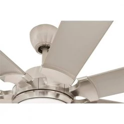 Home Decorators Collection Glenmeadow 84 in. Integrated LED Brushed Nickel Ceiling Fan with Light and Remote Control -Fans Shop brushed nickel home decorators collection ceiling fans with lights am613a bn 66 1000