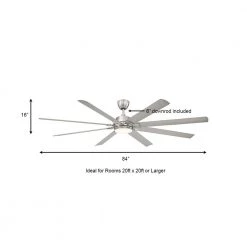 Home Decorators Collection Glenmeadow 84 in. Integrated LED Brushed Nickel Ceiling Fan with Light and Remote Control -Fans Shop brushed nickel home decorators collection ceiling fans with lights am613a bn a0 1000