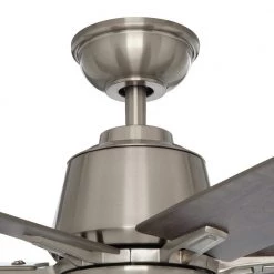 Home Decorators Collection Kensgrove 64 in. Integrated LED Brushed Nickel Ceiling Fan with Light and Remote Control -Fans Shop brushed nickel home decorators collection ceiling fans with lights yg493d bn fa 1000