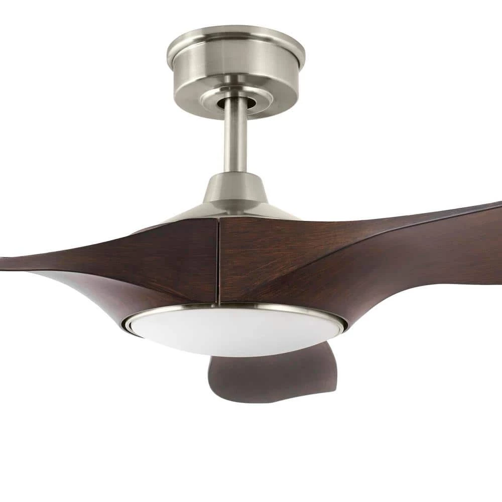 Home Decorators Collection Marlon 66 in. Integrated LED Indoor Brushed Nickel Ceiling Fan with Light and Remote Control 7 Home Decorators Collection Marlon 66 in. Integrated LED Indoor Brushed Nickel Ceiling Fan with Light and Remote Control - Image 7