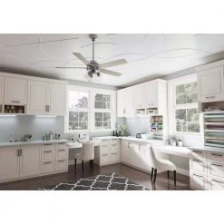 Hunter Agnew 52 in. LED Indoor Brushed Nickel Ceiling Fan with Light and Remote 15 Hunter Agnew 52 in. LED Indoor Brushed Nickel Ceiling Fan with Light and Remote -Fans Shop brushed nickel hunter ceiling fans with lights 51214 40 1000