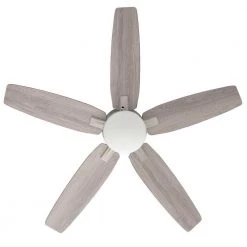 Hunter Antero 54 in. LED Indoor Brushed Nickel Ceiling Fan with Light -Fans Shop brushed nickel hunter ceiling fans with lights 59183 77 1000