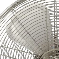 Hunter Retro 16 in. 3 Speed All-Metal Pedestal Fan with Wide Oscillation in Brushed Nickel 5 Hunter Retro 16 in. 3 Speed All-Metal Pedestal Fan with Wide Oscillation in Brushed Nickel -Fans Shop brushed nickel hunter pedestal fans 90438 40 1000