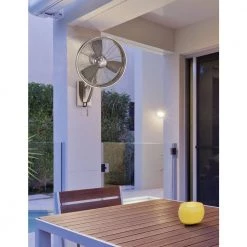 MINKA-AIRE Anywhere 15 in. Indoor/Outdoor Brushed Nickel Wall Mount Fan 14 MINKA-AIRE Anywhere 15 in. Indoor/Outdoor Brushed Nickel Wall Mount Fan -Fans Shop brushed nickel minka aire wall mounted fans f307 bn 1f 1000