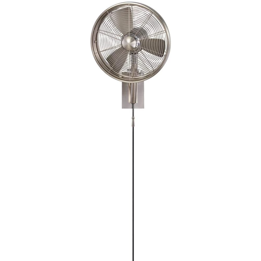 MINKA-AIRE Anywhere 15 in. Indoor/Outdoor Brushed Nickel Wall Mount Fan 7 MINKA-AIRE Anywhere 15 in. Indoor/Outdoor Brushed Nickel Wall Mount Fan - Image 7