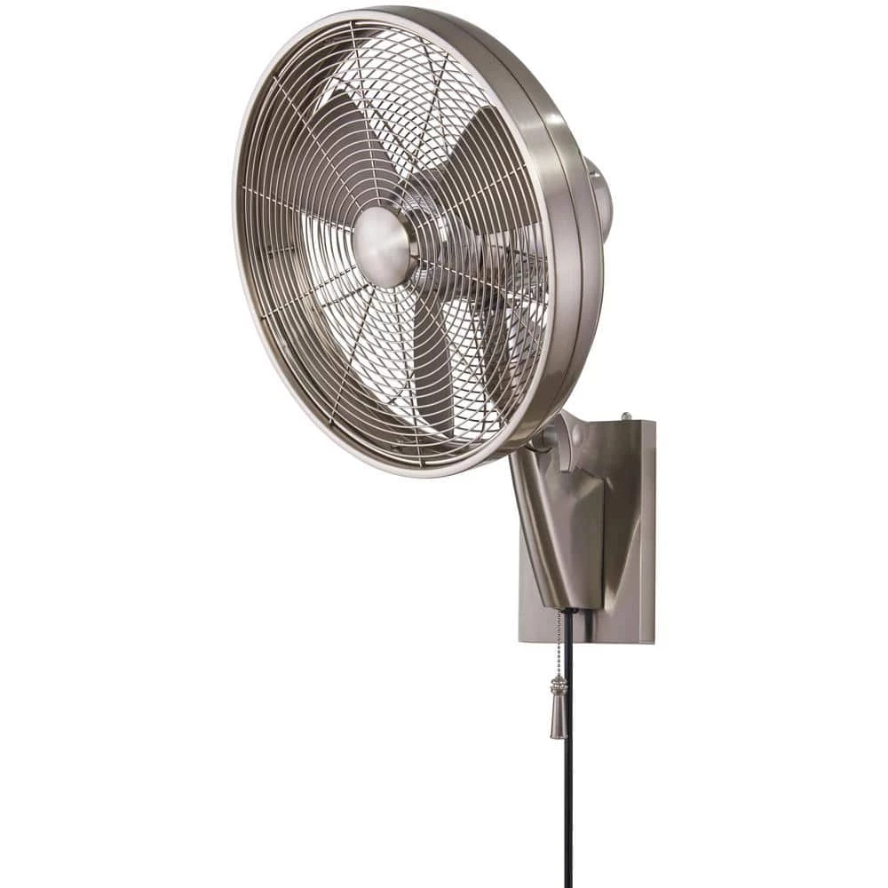 MINKA-AIRE Anywhere 15 in. Indoor/Outdoor Brushed Nickel Wall Mount Fan 5 MINKA-AIRE Anywhere 15 in. Indoor/Outdoor Brushed Nickel Wall Mount Fan - Image 5